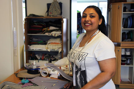The sewing workshop at HOPE FOR THE FUTURE – an ‚anchorage‘ for the trainees