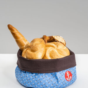 Brotkörbchen „Gusto“ Blau geblümt
