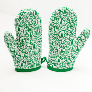 Küchenhandschuhe „Home-Made“ Grüne Weihnachten