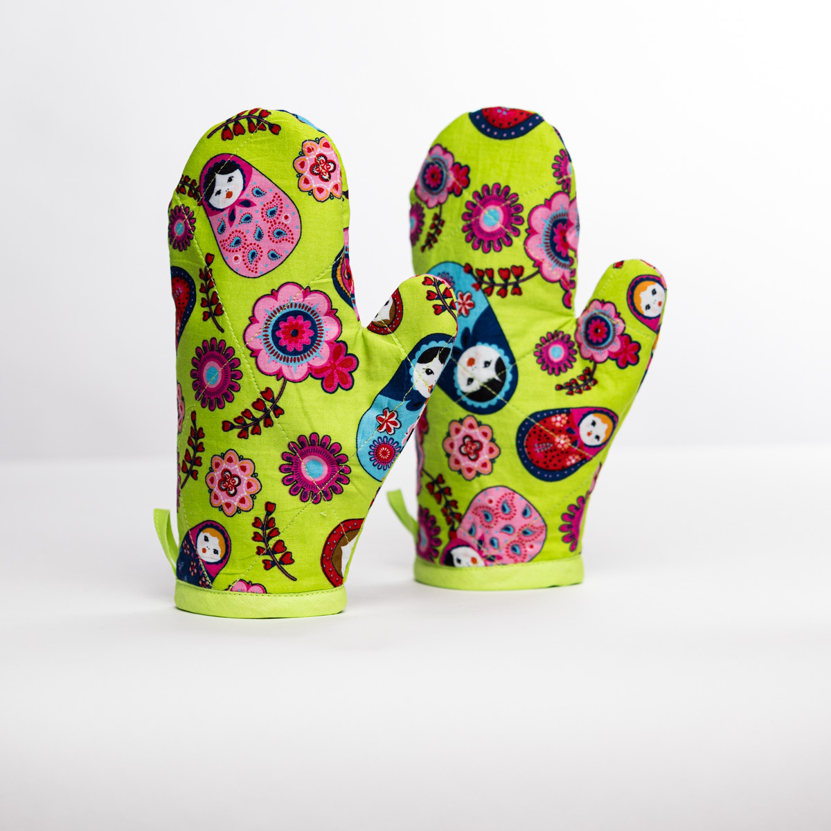 Küchenhandschuhe „Home-Made mini“ Matrjoschka – Bild 1