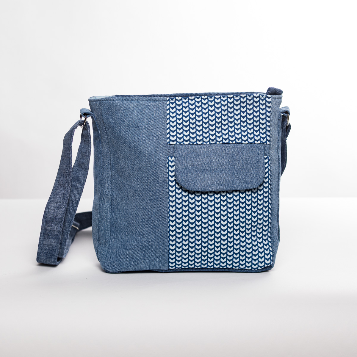 UMHÄNGETASCHE „Firenze„ Blau – Bild 1