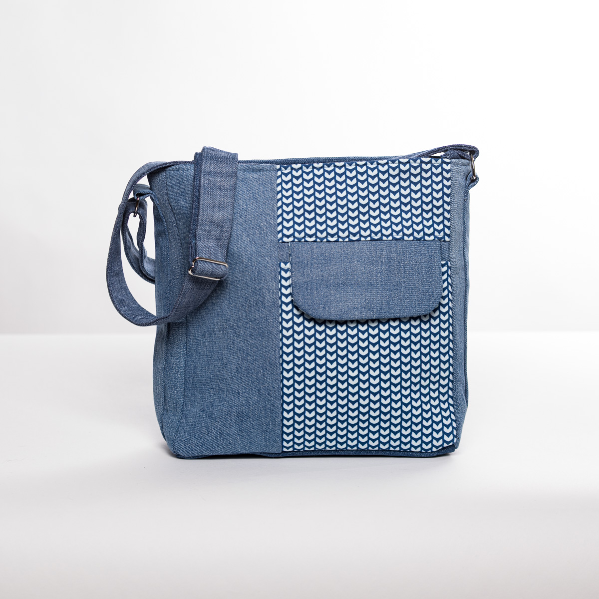 UMHÄNGETASCHE „Firenze„ Blau – Bild 3
